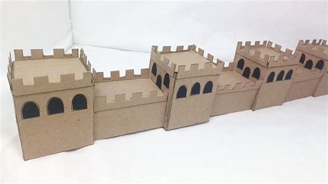 muralla china creado de carton